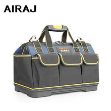 Airj 2021-bolsa para ferramentas, 13/15/17/20, para eletricista, bolsa de transporte 1680d oxford à prova d'água, resistente ao desgaste, kit de ferramentas de armazenamento 2024 - compre barato