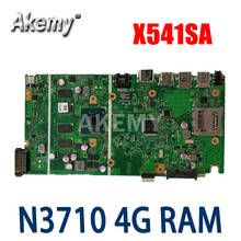 Amazoon X541SA motherboard  For Asus X541 X541S X541SA laptop motherboard X541SA mainboard  test OK N3710 cpu 4GB RAM 2024 - buy cheap