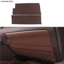 Co-pilot Anti-kick Pad Anti-dirty Pad Mat Cover Sticker Car Decoration Leather for Lexus ES200 ES260 ES300h 2018 2019 2020 2021 2024 - buy cheap