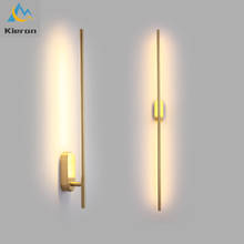 Nordic Minimalist Rotatable Line Brights LED Wall Lamp Post-Modern Bedroom Bedside Wall Decor Wall Lights Living Room Stair Lamp 2024 - buy cheap