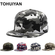 TOHUIYAN Camouflage Baseball Cap Men Military Snapback Hats Outdoor Tactical Hunting Caps 100% Cotton Hip Hop Hats For Women 2024 - buy cheap