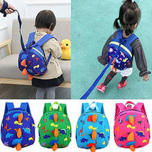 Mochila con arnés de seguridad para bebé, bolsa antipérdida para niño, cómoda mochila escolar, enlace de muñeca antipérdida 2024 - compra barato