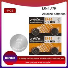 4 шт./10 упаковок, щелочные кнопочные батарейки для Maxell 1,5 В LR44 AG13 A76 G13A LR1154 357A SR44 2024 - купить недорого
