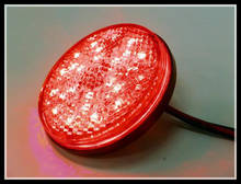 Luz LED redonda de freno de 2 pulgadas para motocicleta, para Kawasaki, Honda, Suzuki, Yamaha, harley, Dirt Bike, ATV, Cruiser 2024 - compra barato