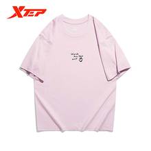 Xtep Summer Women's Short-sleeved T-shirt Running Walking Sports Round Neck T-shirt Loose And Breathable 878228010196 2024 - buy cheap