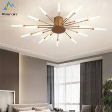 Nordic Luxurious Minimal Led Ceiling Light Spiral Fireworks Designer Ceiling Lamps Living Room Home Decor Bedroom Dandelion Lamp 2024 - buy cheap