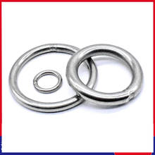 Free shipping Wholesale 5X50MM rigging hardware forged welded stainless steel 304 round O ring 2024 - buy cheap