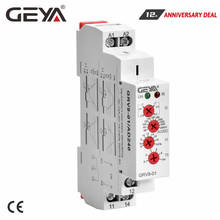 GEYA DC12V Voltage Relay Over-voltage or Undervoltage Protection Relay 220V 10A Electrical Voltage Monitoring Relay GRV8-01 2024 - buy cheap