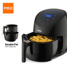 MIUI 4.6L Electric Air Fryer Oven MI-CYCLONE 360°Baking LED Touchscreen Deep Fryer without Oil Top Configurations Flagship 2024 - купить недорого