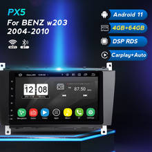PX5 Car Auto Radio Multimedia Player 2 Din Android 11 Navigation GPS For Mercedes Benz W203 W209 Vito W639 C200 Video DVD 4G DSP 2024 - buy cheap