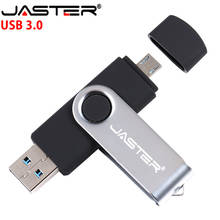 JASTER Original  D103 OTG USB 3.0 Flash Drive 128GB 64GB 32GB 16GB 8GB Pen Drive USB 3.0 pendrive for Android/PC with package 2024 - buy cheap
