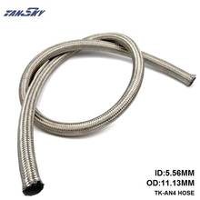 Stainless Steel Braided 1 meter 1000 PSI -4AN AN4 Oil /Fuel Gas Line/Hose TK-AN4 HOSE 2024 - buy cheap