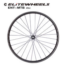 ELITEWHEELS 29er Mtb Carbon Wheels 28*24mm Width Hookless 28H XC Mountain Bike Wheelset M11 Straight Pull Hub Mtb Bicycle Wheel 2024 - buy cheap