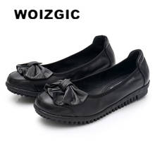 Dongnanfeng sapatos femininos de couro legítimo, chinelos sem cadarço macio para mulheres, plus size 42 43 tamanhos 2024 - compre barato