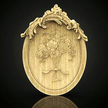 Decorative Oval flower 3d model STL relief for cnc 3D carved figure sculpture machine 2024 - buy cheap