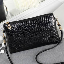 Summer Crocodile Pattern One-shoulder Messenger Hand Phone Bag Korean Fashion Trade Purse Clutch Bag Crossbody Bags for Women 2024 - buy cheap