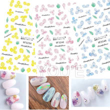 3D Nail Art Stickers Decoration Back Glue Adhesive Decal Forever Flower Nail Sticker Nail Manicure Design Set of Nail Stickers 2024 - buy cheap