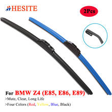 HESITE Colorful Windshield Wiper Blades For BMW Z4 E85 E86 E89 Roadster Coupe Convertible sDrive 2005 2006 2010 2015 2016 2019 2024 - buy cheap