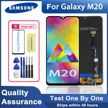 100% tested Original 6.3" M20 LCD Display for Samsung Galaxy M20 2019 M205 M205F LCD touch screen digitizer assembly with frame 2024 - buy cheap