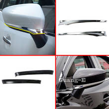 Car ABS Back Rear View Eyebrow Side Mirror Cover Stick Trim Frame Lamp For Mazda6 Mazda 6 Atenza 2014 2015 2016 2017 2018 2019 2024 - buy cheap