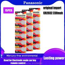 Panasonic-bateria de lítio original cr2032, 15 peças, calculadora, botão, célula, moeda, controle remoto 2024 - compre barato