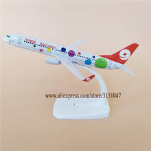 Alloy Metal 9Air Airlines B737 Boeing 737 Airplane Model Airways Plane Model Diecast Aircraft Kids Gifts Decor 16cm 2024 - buy cheap