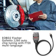 Eobd2 Flasher Galletto 1260 Auto Chip Tuning With Ftdi Multi-Language,  J1230-A Car Fault Diagnostics 2024 - buy cheap