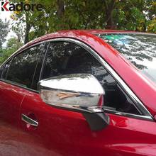 For Mazda 6 Atenza Sedan 2013 2014 2015 2016 2017 Chrome Side Door Rearview Mirror Cover Trims Car Exterior Accessories 2024 - buy cheap
