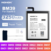Аккумулятор Nohon BM39 BM22 BM36 BM49 BM50 BN31 BM35 BM51 для Xiaomi Mi Max 2 3 4 4C 5 5S 5X 6 6X Note 2 3 2024 - купить недорого