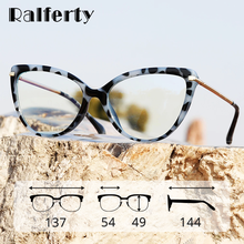 Ralferty-gafas graduadas Retro para miopía, montura decorativa para mujer, antiazul, Ojo de gato, lunette oculo de 0 grados 2024 - compra barato