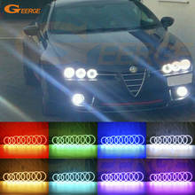 Для Alfa Romeo 159 2005-2011 отличные RF Bluetooth APP управление мульти-Цвет ультра яркие красные/зеленые/8 шт. RGB светодиодный Ангельские глазки гало кольца 2024 - купить недорого