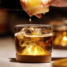Креативный горный хрустальный стакан для виски с деревянным держателем Chivas Regal XO ликер, бокал для вина для бара и дома 2024 - купить недорого