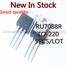 Transistor de efecto de campo, nuevo RU7088R RU7088 TO220 70V 80A, 5 unids/lote 2024 - compra barato