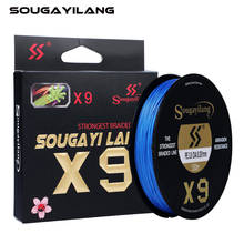 Sougayilang 150M 350M 550M 9 Strands Super Strong PE Line 17-97LB Braid Fishing Line Abrasion Resistance Multifilament Saltwater 2024 - buy cheap