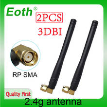 EOTH 2pcs 2.4g antenna 3dbi sma female wlan wifi 2.4ghz antene pbx iot module router tp link signal receiver antena high gain 2024 - buy cheap