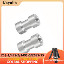Kayulin-Adaptador de tornillo hembra de aleación de aluminio, accesorio de 1/4 "-20 hembra a 3/8"-16 2024 - compra barato