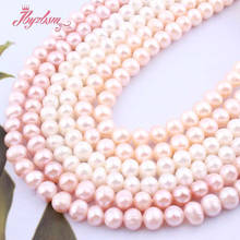4.5-5.5mm Natural Nearround Freshwater Pearl Beads Loose Natural Stone Beads For DIY Jewelry Making Bracelets Necklace Str 15" 2024 - buy cheap