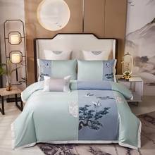 Svetanya Egyptian Cotton Bedding Set Queen King Double Size Embroidered Linens ( Sheet Pillowcase Duvet Cover) 2024 - buy cheap