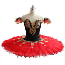 Harlequinade Professional Ballet Tutu Costume  Pancake Performance Tutu Adult Classical Ballet Tutu Dress for Women red 0219 2024 - buy cheap