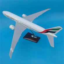 47cm 777 b777 uae airlines airways avião aviação modelo de brinquedo aeronaves fundido plástico resina avião presentes para crianças adulto 2024 - compre barato