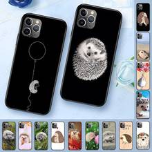Phone Accessories Case For iphone 12pro 13pro 11pro max 5s 6s 7 8plus x xr xsmax 12mini 13mini se 2020 Coque lovely Hedgehog 2024 - buy cheap