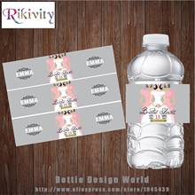 20 Custom Bridal Shower Bachelorette Water Bottle Wine Labels Candy Bar Wrapper Sticker Wedding Anniversary Hen Party Decoration 2024 - buy cheap