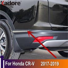 For Honda CRV CR-V 2017 2018 2019 Chrome Rear Bumper Corner Sticker Strip Bar Trim Stickers Body Protector Guards Accessories 2024 - buy cheap