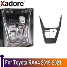 For Toyota RAV4 RAV 4 2019 2020 2021 Interior Accessories Gear Shift Panel Cover Decoration Trim Car Styling Carbon Fiber 2024 - buy cheap