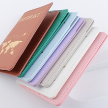 PU Leather Travel Passport Cover  Fashion 2022 Women Passport Holder Case for Men Travel Document Credit Card Case 2024 - buy cheap