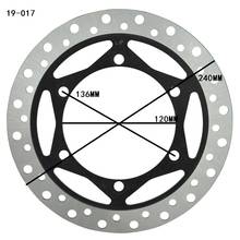 240mm Motorcycle Front Brake Disc Rotor For Kawasaki KL250 Super Sherpa 1997-2007 KL 250 Stockman 1998-2013 KL250 1997-2013 2024 - buy cheap