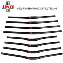 UNO Red Logo Aluminium Alloy Mountain Bike Handlebar 31.8*620/640/680/700/720mm MTB Flat/Riser 2024 - buy cheap