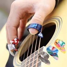 Juego de púas de guitarra eléctrica acústica, accesorios para bajo eléctrico, venta al por mayor, Color aleatorio, 4 unids/set 2024 - compra barato