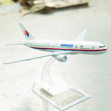 Malaysia Airlines Boeing 777 Aircraft Model 15cm Alloy Aviation Collectible Diecast Miniature Ornament Souvenir Toys 2024 - buy cheap