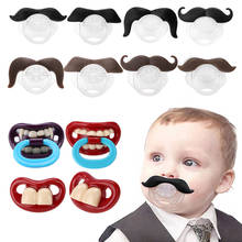 Baby Silicone Pacifier Funny Moustache Lip Shape Pacifier Dummy Nipple Teethers Toddler Pacy Orthodontic Soother Pacifier 2024 - buy cheap